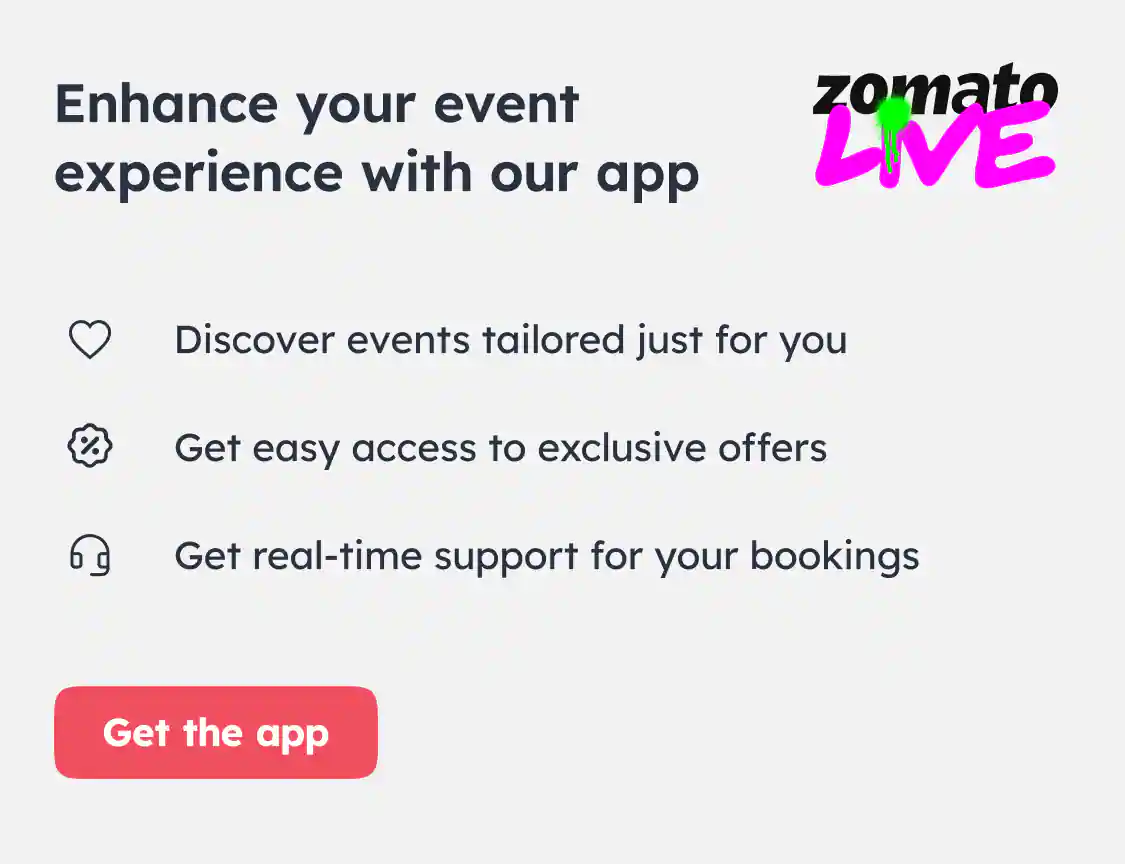 For more events based on your taste, download the app